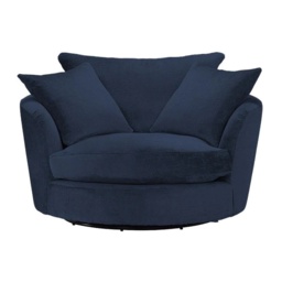 Freddie Fabric Cuddler Swivel Chair - Fabric Grade C - thumbnail 7