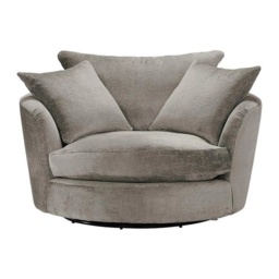 Freddie Fabric Cuddler Swivel Chair - Fabric Grade C - thumbnail 6