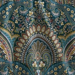 Dreams and Drapes Design Palais Reversible Teal Duvet Set - Single - thumbnail 6