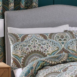 Dreams and Drapes Design Palais Reversible Teal Duvet Set - Single - thumbnail 5