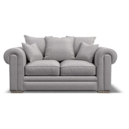 Olympus Small Pillow Back Fabric Sofa - Fabric Grade C - thumbnail 1