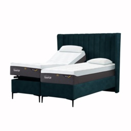 Tempur Suffolk Slim Disc Adjustable Divan Base - Single - 90cm x 200cm - Soho Light Grey - thumbnail 3