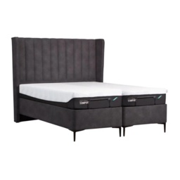 Tempur Suffolk Slim Disc Adjustable Divan Base - Single - 90cm x 200cm - Soho Light Grey - thumbnail 4