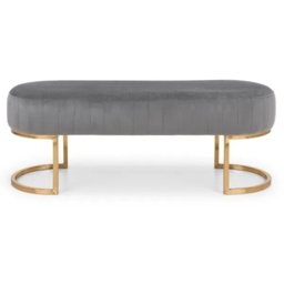 Julian Bowen Harrogate Bench - Grey - thumbnail 4