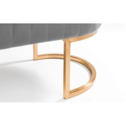 Julian Bowen Harrogate Bench - Grey - thumbnail 5