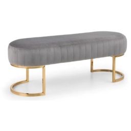 Julian Bowen Harrogate Bench - Grey - thumbnail 3
