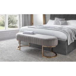 Julian Bowen Harrogate Bench - Grey - thumbnail 2