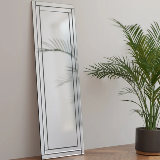 Julian Bowen Deco Frameless Dress Mirror - image 1