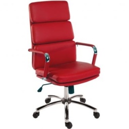 Deco Executive Office Chair Red - thumbnail 2