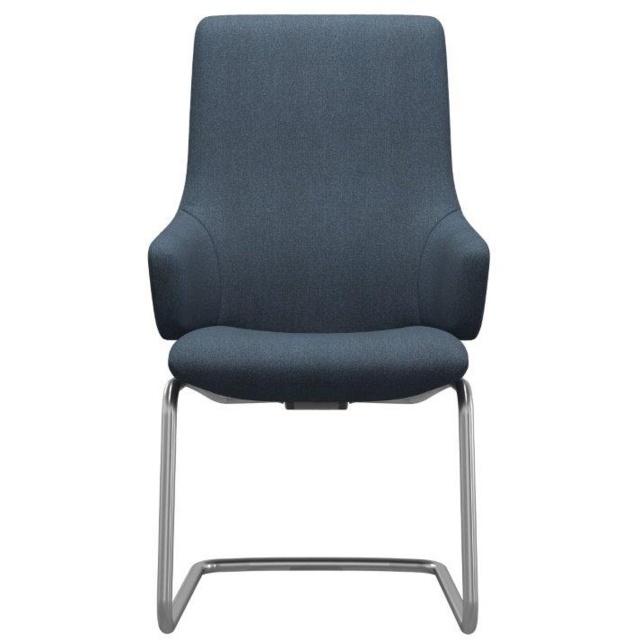 Stressless Laurel High Back D400 Dining Chair With Arms - Paloma Leather - image 1