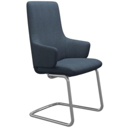 Stressless Laurel High Back D400 Dining Chair With Arms - Paloma Leather - thumbnail 3