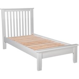 Cannes Bed Frame - Painted Pebble Grey - 90cm Single 3ft - thumbnail 2