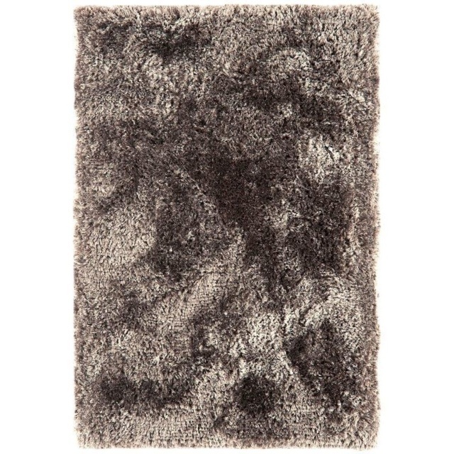 Asiatic Plush Luxury Shaggy Rug - Zinc - Silver/Grey - 200x300cm - image 1