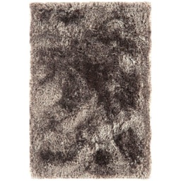 Asiatic Plush Luxury Shaggy Rug - Zinc - Silver/Grey - 200x300cm