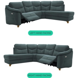 G Plan Jackson 4 Seater Recliner Chaise Corner Sofa - Leather Grade N - Manual LHF - thumbnail 2