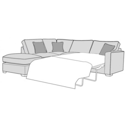 Bertie Standard Back Sofa Bed Corner Group - Fabric Grade D - FST/LFC/R2S - thumbnail 2