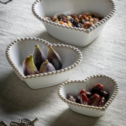Beaded Heart Bowls Set of 3 - thumbnail 4