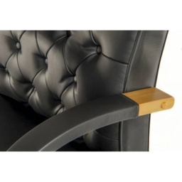 Warwick Burgundy Office Chair - thumbnail 3