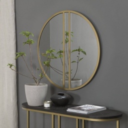 Calgary Mirror Satin Brass - thumbnail 3