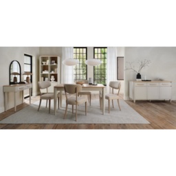 Delta Scandi Oak Upholstered Back Dining Chair - Ivory Bonded Leather Pair - thumbnail 6