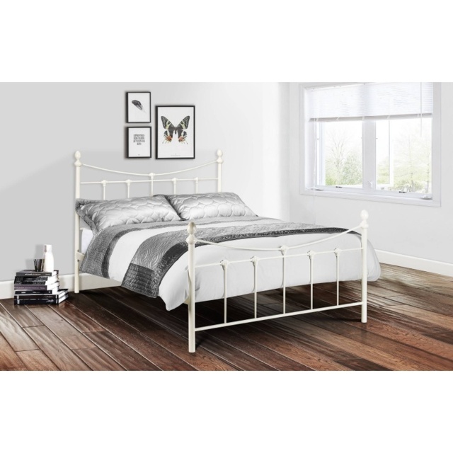 Julian Bowen Rebecca Bed Frame White 150cm - image 1