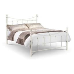 Julian Bowen Rebecca Bed Frame White 150cm - thumbnail 2