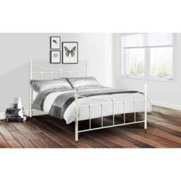 Julian Bowen Rebecca Bed Frame White 150cm