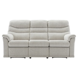 G Plan Malvern 3 Seater Recliner Sofa 3 Cushions - Fabric Grade W - Single Power LHF - thumbnail 1