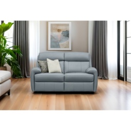 G Plan Hardy 2 Seater Leather Recliner Sofa - Leather Grade L - Double Electric With Headrest and Lumbar - With Heated Seats