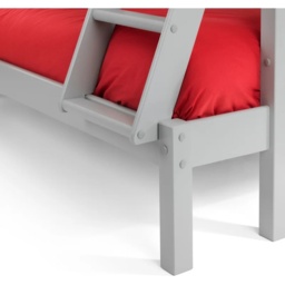 Julian Bowen Merlin Triple Sleeper Bunk Bed - Dove Grey - thumbnail 7