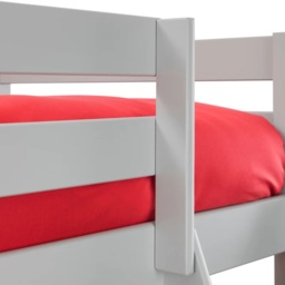 Julian Bowen Merlin Triple Sleeper Bunk Bed - Dove Grey - thumbnail 5