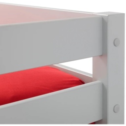 Julian Bowen Merlin Triple Sleeper Bunk Bed - Dove Grey - thumbnail 6