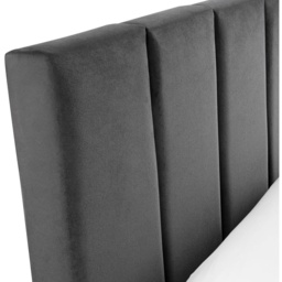 Julian Bowen Rosa Velvet Bed In A Box - Grey - 135cm Double - thumbnail 5