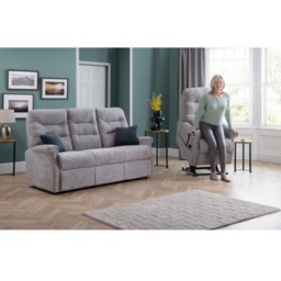 Celebrity Sandhurst 3 Seater Recliner Sofa - Manual - Aquaclean Fabric - thumbnail 1