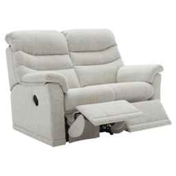 G Plan Malvern 2 Seater Recliner Sofa - Fabric Grade B - Single Manual LHF - thumbnail 2