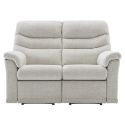 G Plan Malvern 2 Seater Recliner Sofa - Fabric Grade B - Single Manual LHF