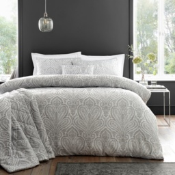 Portfolio Montpellier Duvet Set - Silver - Double