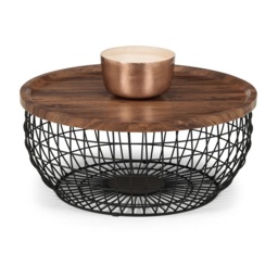Julian Bowen Smithson Round Storage Coffee Table - thumbnail 2
