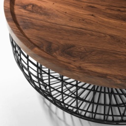 Julian Bowen Smithson Round Storage Coffee Table - thumbnail 5