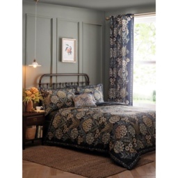 Appletree Evelina Duvet Set - Navy - Double - thumbnail 1