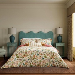 Sanderson National Trust Birds and Berries Duvet Set - Multi - Double - thumbnail 2