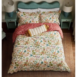 Sanderson National Trust Birds and Berries Duvet Set - Multi - Double - thumbnail 1