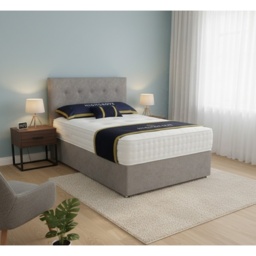 Highgrove Greenwich Mattress and Divan Set - 120cm Small Double - End Lift Ottoman