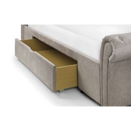 Julian Bowen Ravello Fabric Storage Bed With Drawers - 150cm King - thumbnail 2