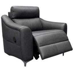 G Plan Monza Recliner Chair - Leather Grade L - Power with USB - thumbnail 1