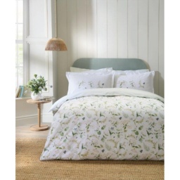 Sophie Allport Wild Floral Duvet Set - Green - Super King - thumbnail 1