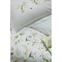 Sophie Allport Wild Floral Duvet Set - Green - Super King - thumbnail 2