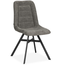 Stevie Upholstered Dining Chair Pair - Miami Ash Fabric