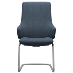 Stressless Laurel High Back D400 Dining Chair With Arms - Fabric - thumbnail 1