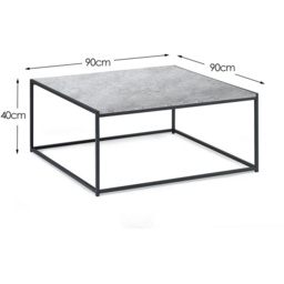 Julian Bowen Staten Square Coffee Table - thumbnail 4